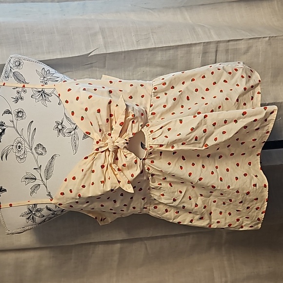 Madewell tie-front keyhole cami top - Picture 4 of 6